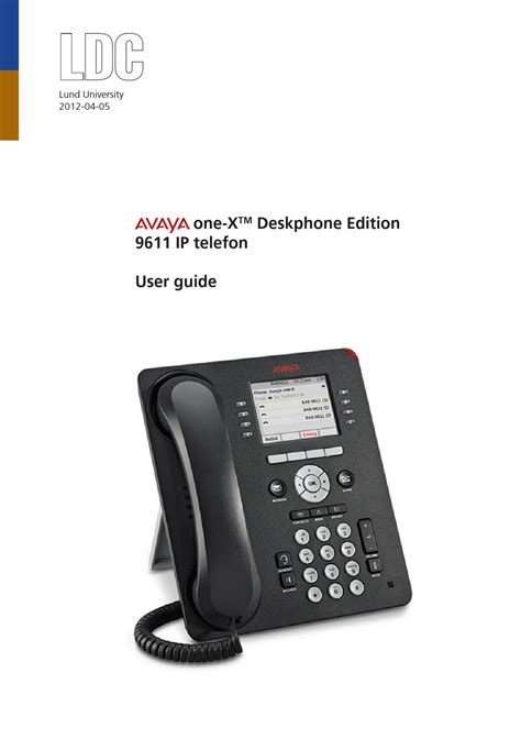 Avaya One X 9611 User Manual Pdf Download Manualslib