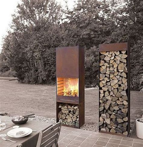 Steel Outdoor Fireplace Plans I Am Chris