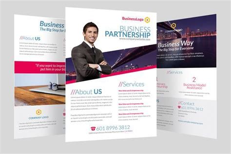 Business Profile Template Corporate Flyer Business Flyer Templates
