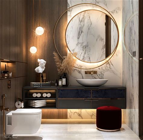 Guest Bathroom Design In Ksa Private Villa On Behance Guest