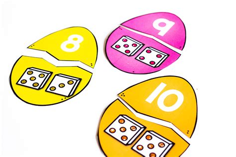 Super Fun Simple Easter Egg Puzzle For Number Sense Easter Preschool