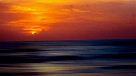 5120x2880 5k Ocean Sunset Ripple Effect 5k Hd 4k Wallpapers Images