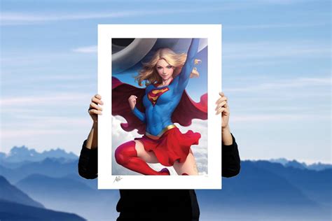 Dcコミックス Supergirl 12 By Artgerm スタンリー・ラウ アートプリント Dc サイドショー イメージ画像