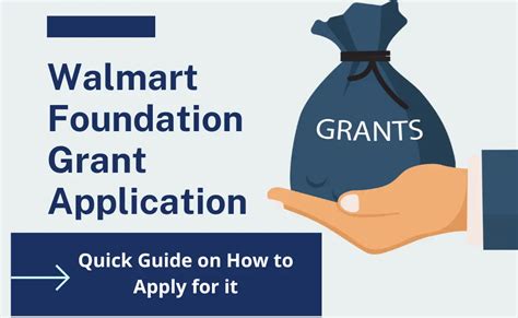 How To Apply For Walmart Foundation Grant Application