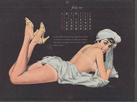 Amazon Com Ernest Chiriaka Esquire Pin Up Calendar Page 7 1954 Nude