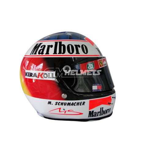 Mick schumacher miniature helmet belgium spa 2018 formula 3 champion 1 2. MICHAEL SCHUMACHER 2000 F1 REPLICA HELMET FULL SIZE - CM ...