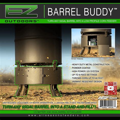 Buy Asf All Seasons Feeders Barrel Buddy Turn Any 55 Gallon Barrel