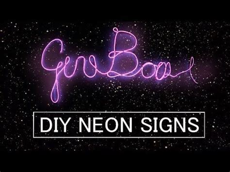 In typical fashion, i had the majority of this post drafted right after the holidays, but haven't gotten around to finishing it until now, a solid two months later, hah. DIY Neon Letter Lights | Q2HAN | Diy neon sign, Neon ...