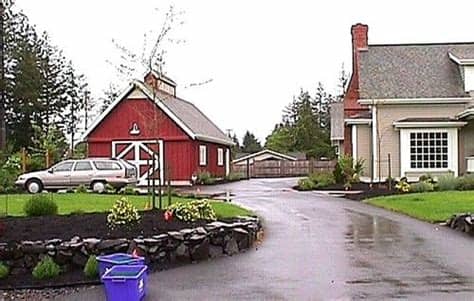 It speaks of simpler times when our ancestors labored with their hands to provide food obviously if you live in a barn, it doesn't smell like hay and horses, even if it looks exactly like a barn on the outside. garage looks like barn | House styles, Barn