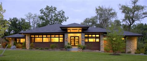 Contact us if you have any questions before purchasing. Prairie style home - Contemporary - Exterior - Detroit ...