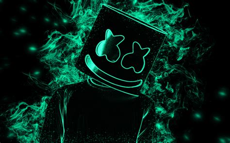 Super dj marshmallow patterned phone cover Download wallpapers Marshmello, 4k, American DJ, producer ...