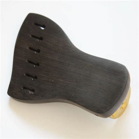 Solid Short Ebony Tailpiece For Archtop Guitar In Guitar Parts