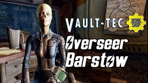 Fallout 4 Vault Tec Dlc Meeting Overseer Barstow Youtube