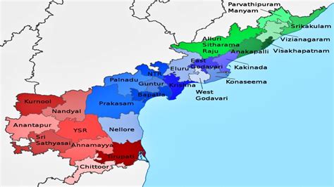 Districts In Andhra Pradesh Large Smallest Districts Ap
