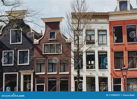 Typical Dutch Architecture In Amsterdam Holland Netherlands Stock