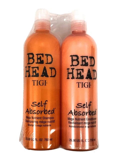 Tigi Bed Head Self Absorbed Shampoo And Conditioner 2536 Oz Bundle