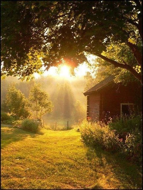 Country Morning Sunrise Here Comes The Sun Pinterest