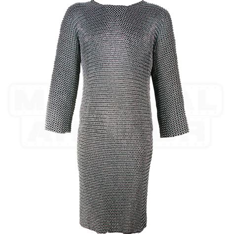 Riveted Long Sleeved Chainmail Hauberk Mci 2135 By Medieval Armour