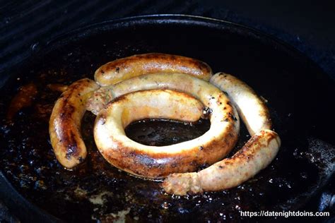 Homemade Jalapeno Cheese Bratwurst Date Night Doins Bbq For Two