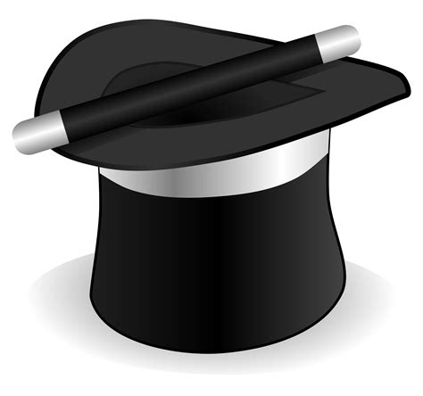 Magic Hat And Wand Clipart Best