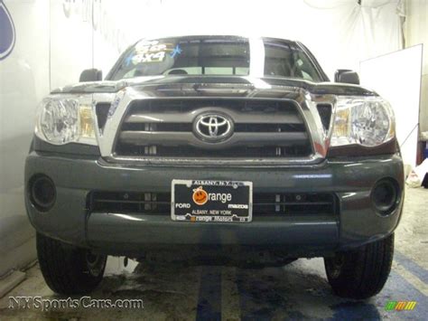 2009 Toyota Tacoma Sr5 Access Cab 4x4 In Timberland Green Mica Photo 3