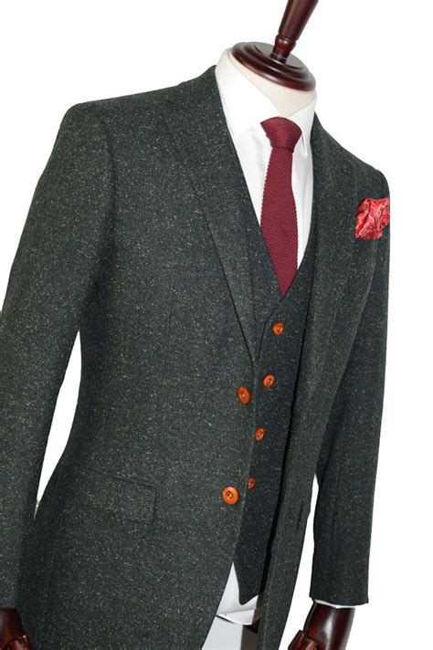 Green Speckled Donegal Tweed Suit Tweed Suits Tweed Wedding Suits Suits