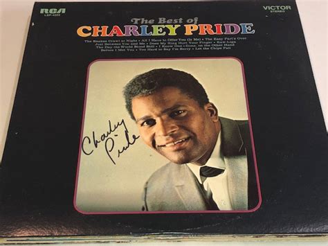 charley pride signed autographed vintage best of record album etsy