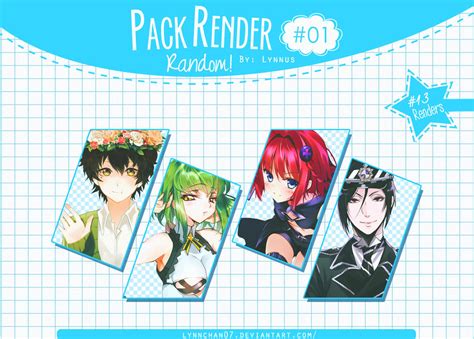 Anime Pack Render 01random By Lynnchan07 On Deviantart