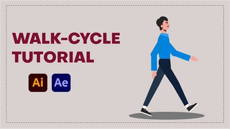 Basic 2d Character Walk Cycle Animation In After Effect No Plugin