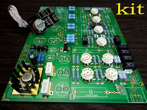 New Vacuum Tube Stereo Preamplifier Phono Preamp Diy Kit Inspired By
