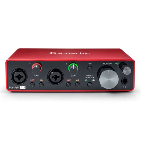 Focusrite Scarlett 2i2 3rd Gen Usb Audio Interface Seamusician