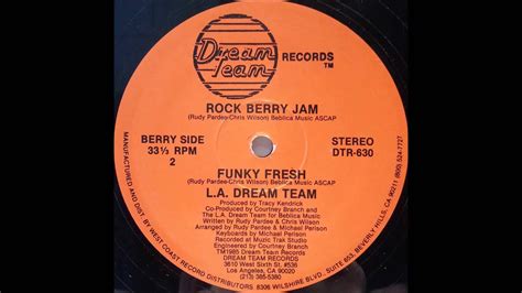 La Dream Team Rockberry Jam Instrumental Youtube