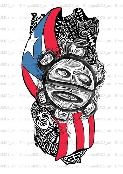 Entry By Emacabrera For Puerto Rican Taino Tattoo Freelancer