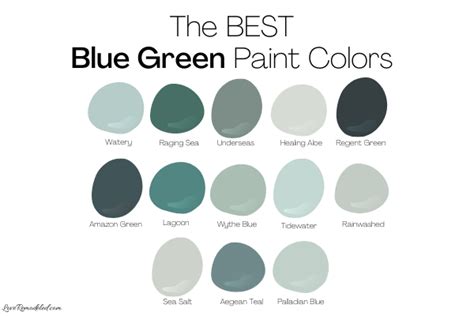 The Best Blue Green Paint Colors For Every Room Love Remodeled