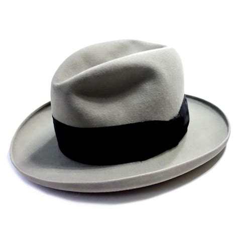 ドブス【dobbs】ヴィンテージ ホンブルグ ハット【late1950s】vintage Fedora Hat 古着 通販