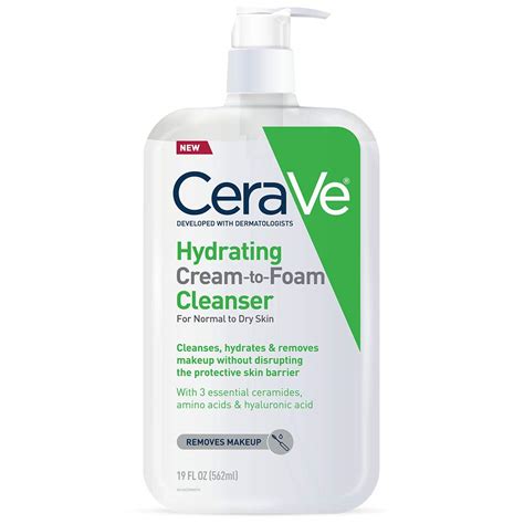 Cerave Hydrating Cream To Foam Cleanser Phillips Pharmacy