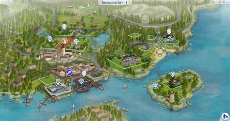 The Sims 4 World Map Replacements For All Worlds Now