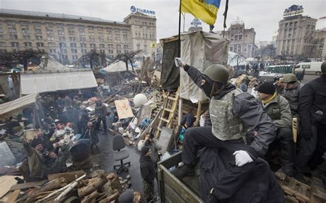 Ukraine Revolution Protests In The East Ease Separation Fears Telegraph