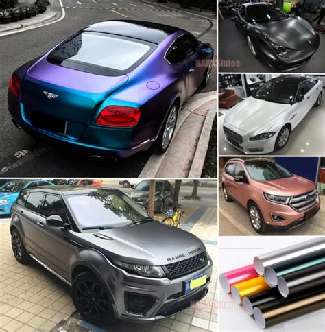 Stretch Car Pearl Metal Satin Matte Metallic Chrome Vinyl Wrap Sticker