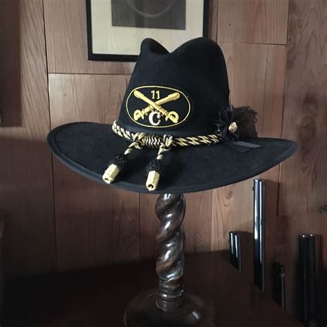 Civil War Officers Campaign Slouch Hat Size 7 14 58cm