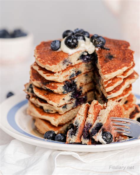 Healthy Blueberry Pancakes Easy To Make Recipe With Simple Ingredients