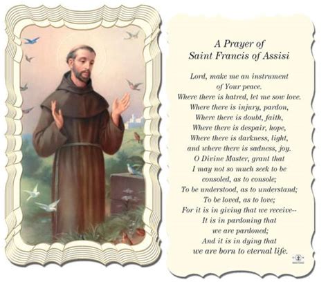 St Francis Of Assisi Prayer — Catholic Online Shopping