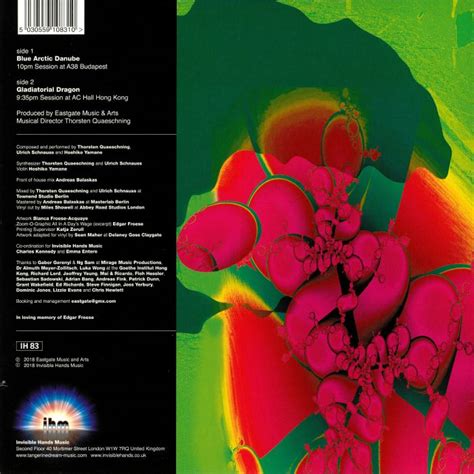 Tangerine Dream The Sessions 1 Vinyl Clear Vinyl Lp Ebay