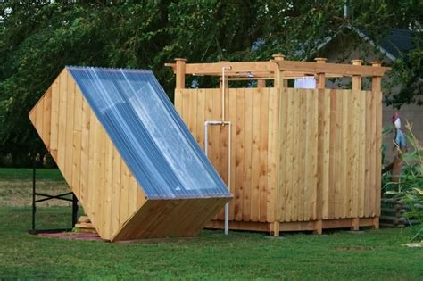 Diy Solar Outdoor Shower The Owner Builder Network