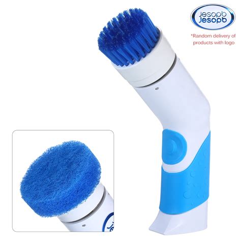 Electric Spin Scrubber Cordless Shower Scrubber Handheld Power Scrubber With 3 Cleaning Brush