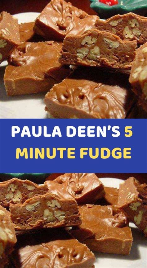 · my cousin, don, is helpin' me make this quick and easy fudge pie. PAULA DEEN'S 5 MINUTE FUDGEIngredients1 2/3 cups white ...