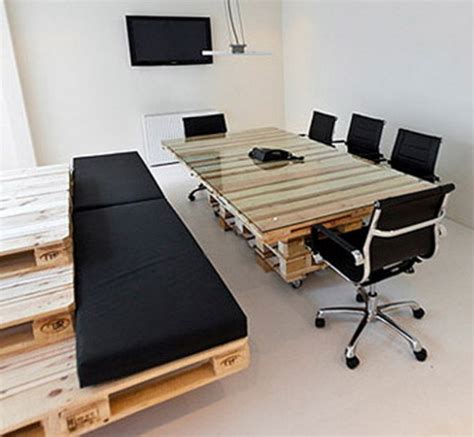 Furnish Your Office With Pallets Furniture Pallet Ideas