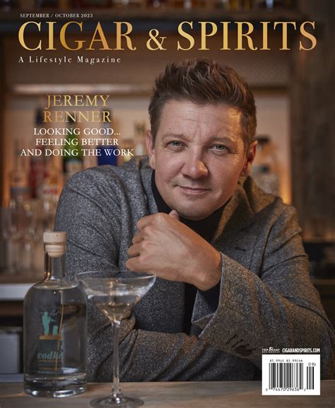 Cands Jeremy Renner Septemberoctober 2023 Issue Cigar And Spirits