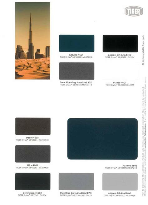 Tiger Drylac Colorcard Series Flat Matte By Ipcm International