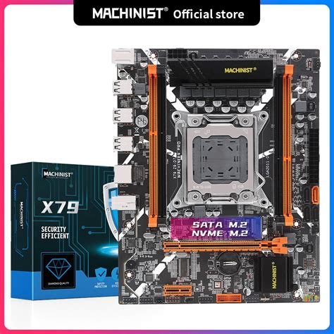 Machinista X79 Placa Mãe Lga 2011 Suporte Ddr3 Reg Ecc Memória Ram Xeon E5 V1 And V2 Processador